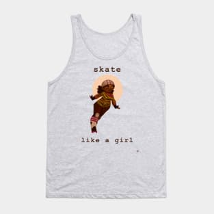 Skate Like a Girl Tank Top